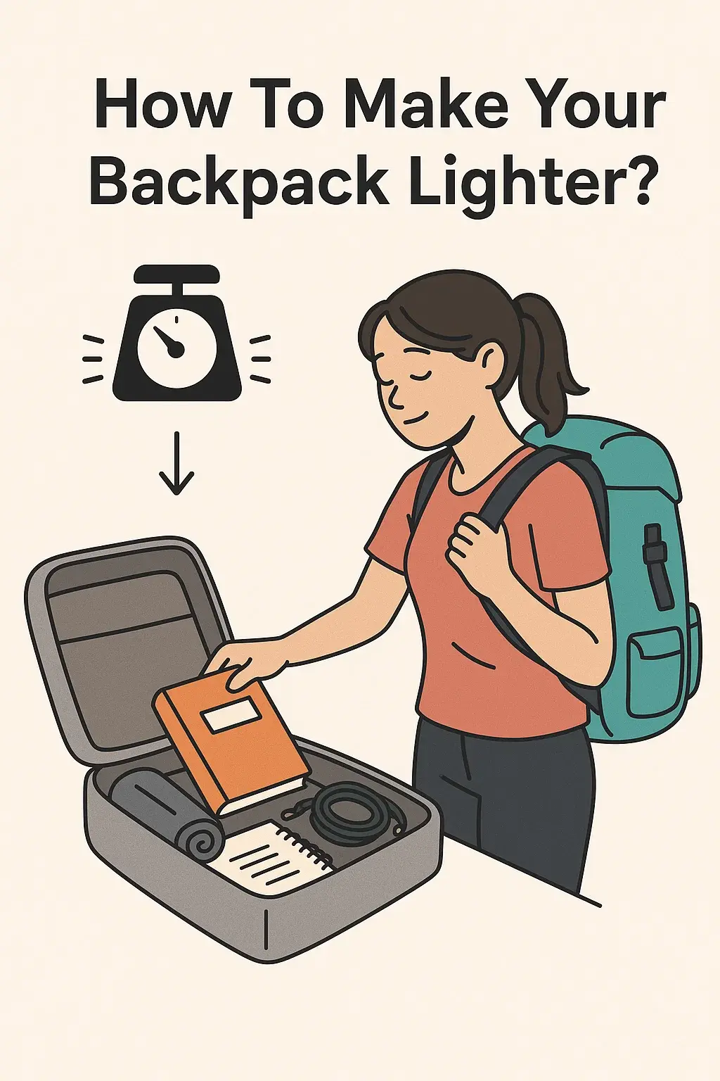 How To Make Your Backpack Lighter?