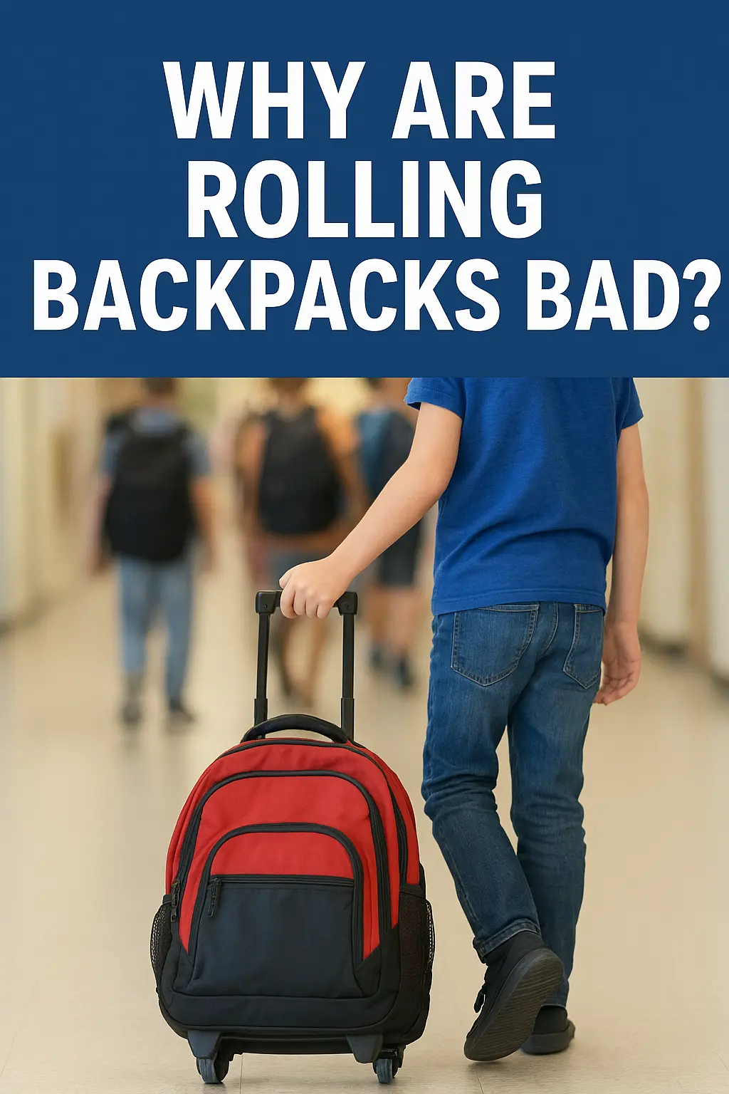 Why are rolling backpacks are bad?