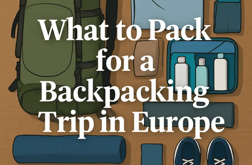 backpacking trip in Europe