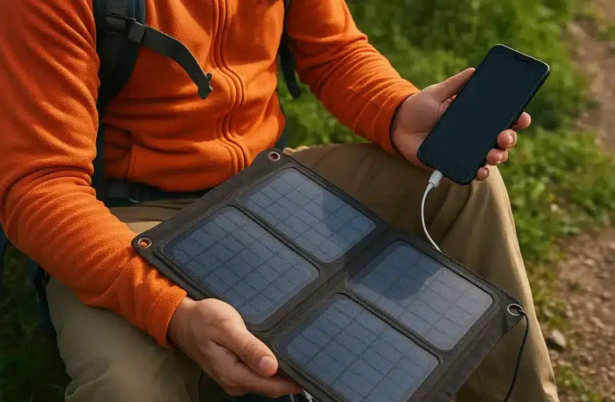 How to keep a phone charged while backpacking?
