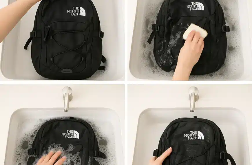 How to wash a North Face backpack?