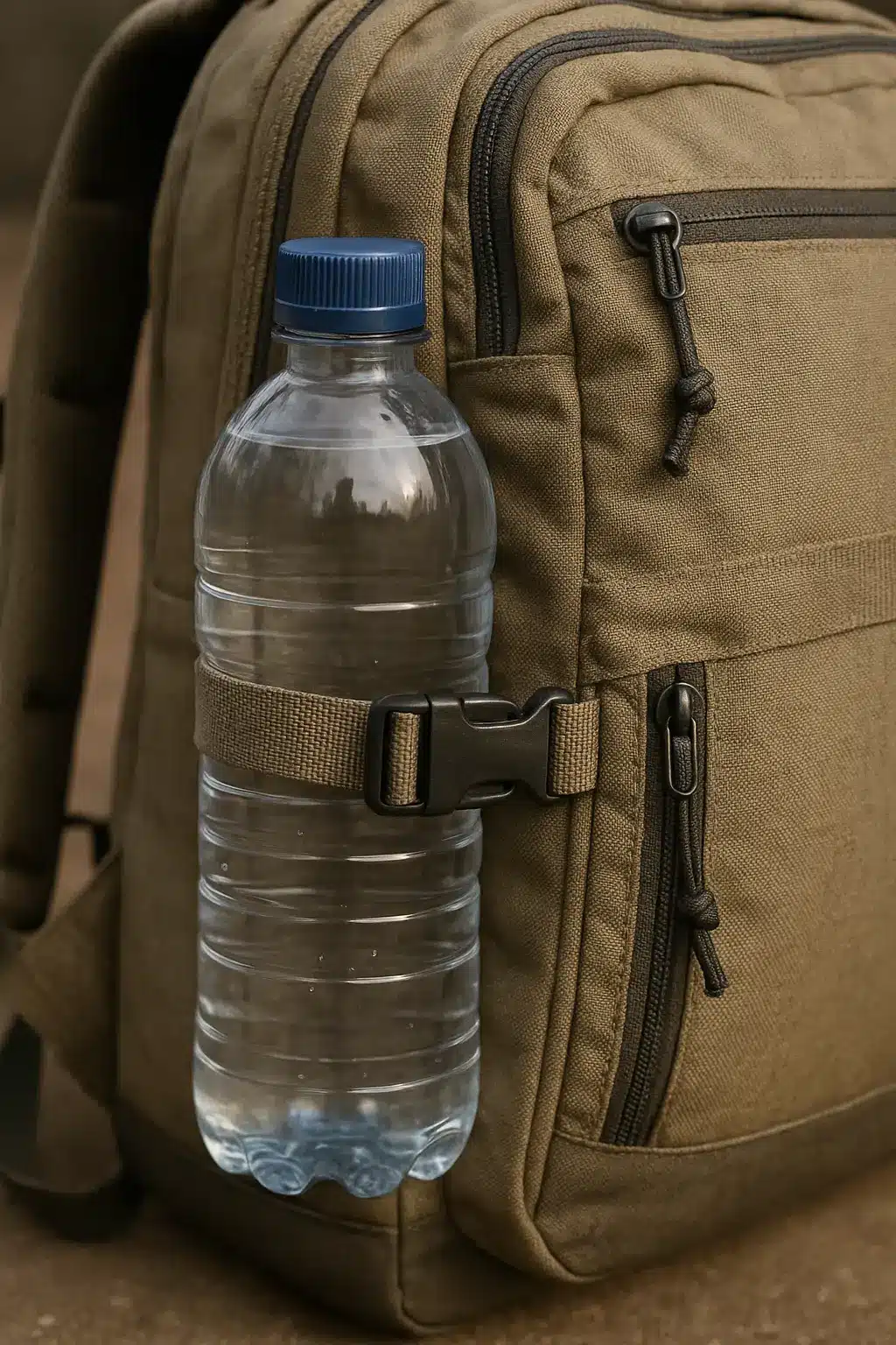 How to Attach a Water Bottle to a Backpack