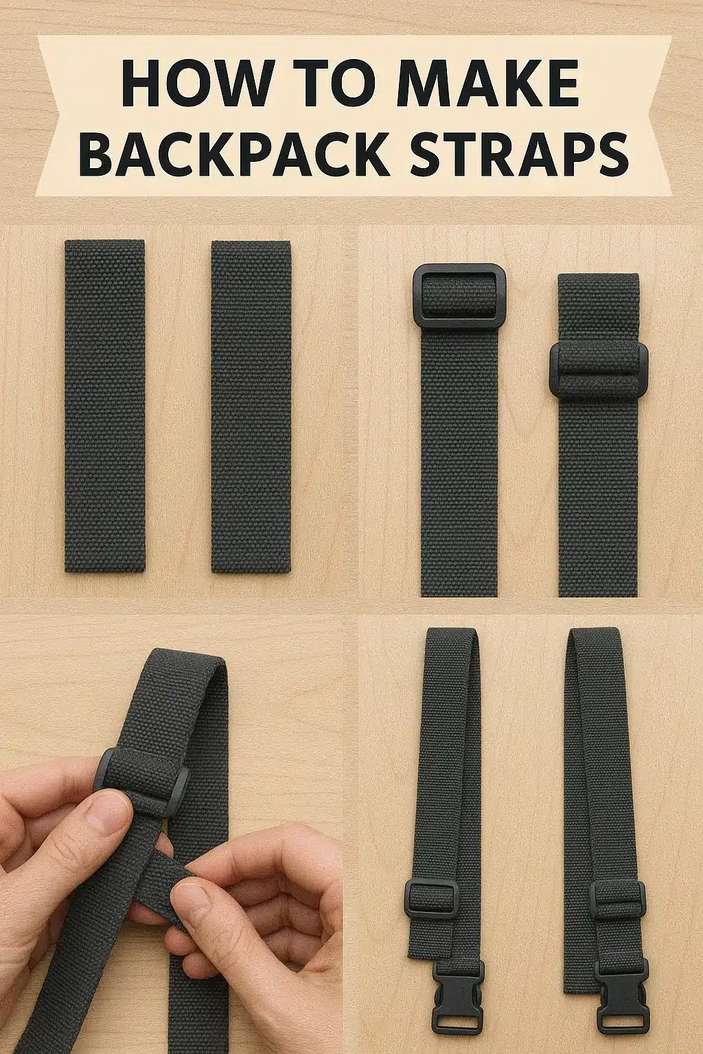 How to make backpack straps?